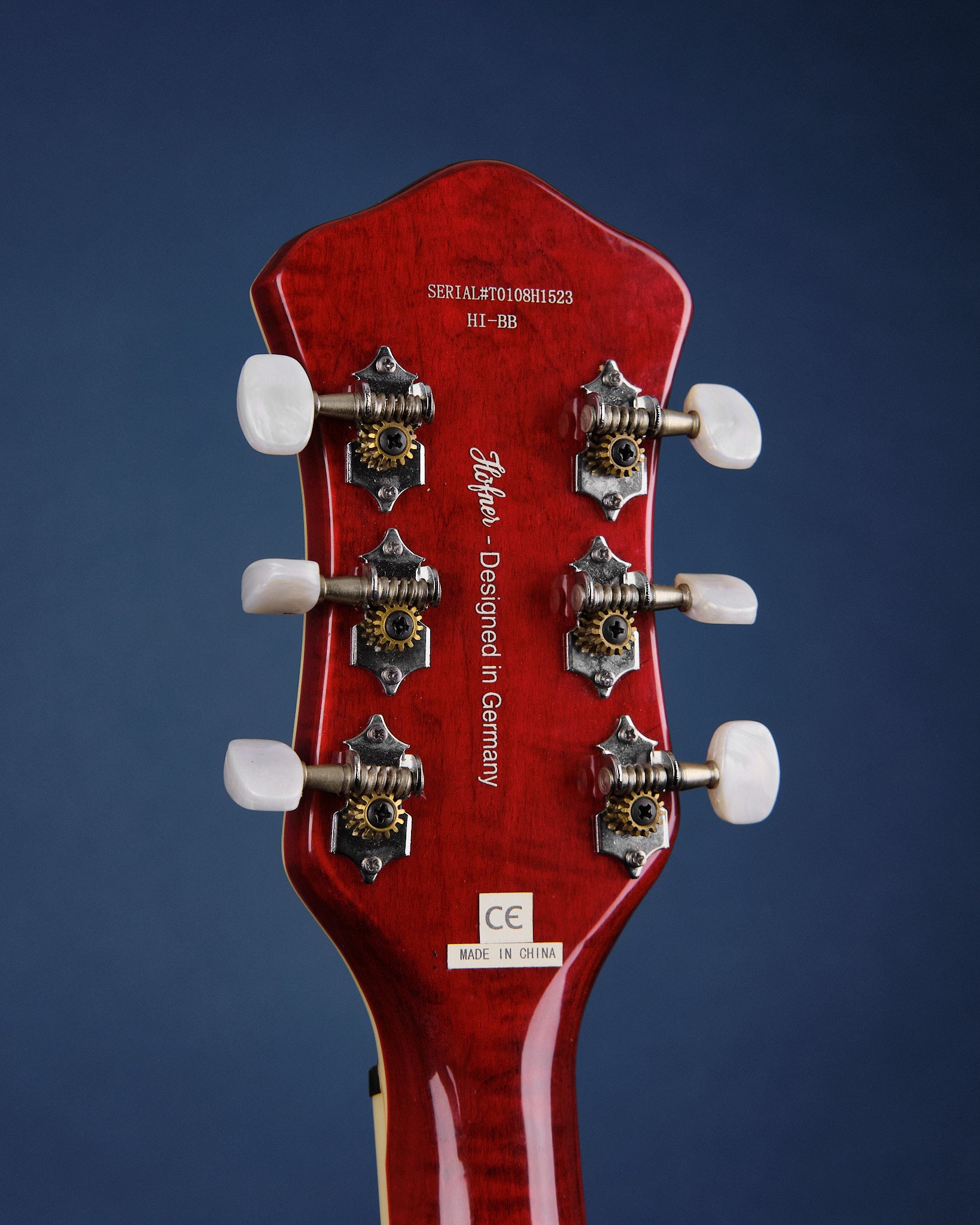 Hofner HI-459-PE-R Ignition Violin Guitar Red (Second-Hand)