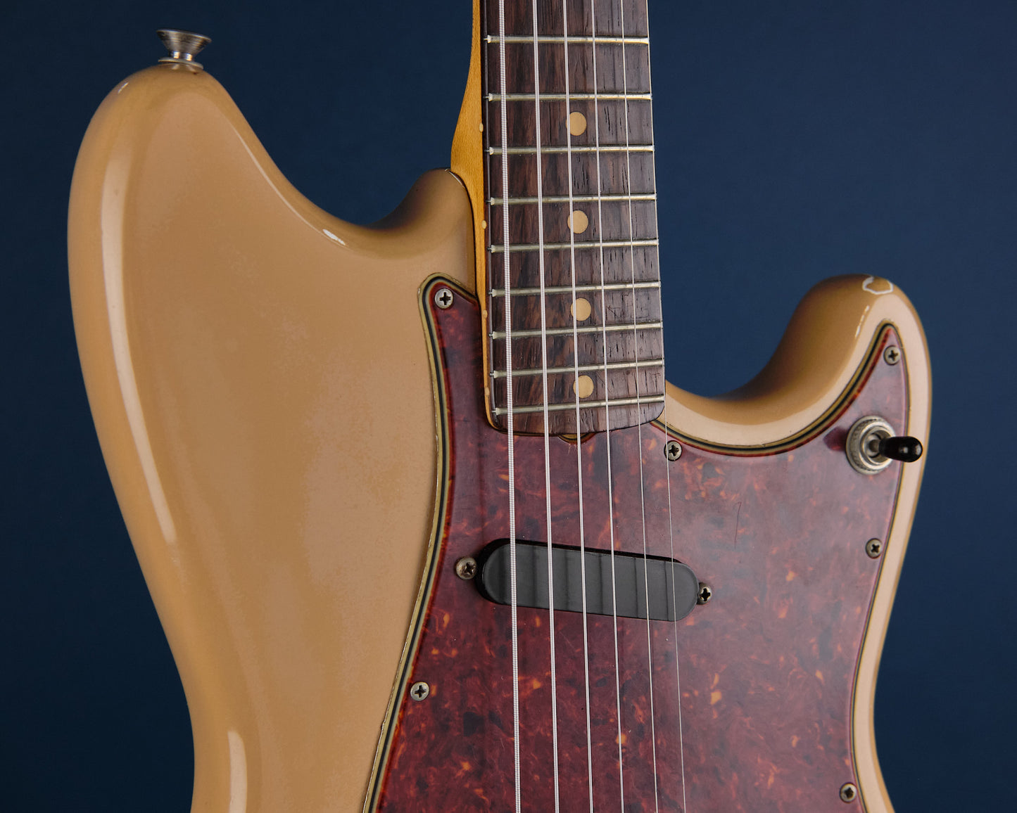 1960s Fender Musicmaster Desert Sand Refin