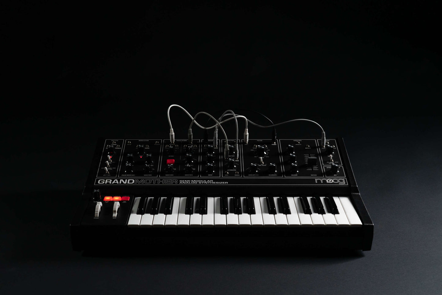 Moog Grandmother Dark Semi-Modular Analog Synthesizer