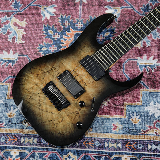 2015 Ibanez RGIX27FESM 7-String Foggy Stained Black