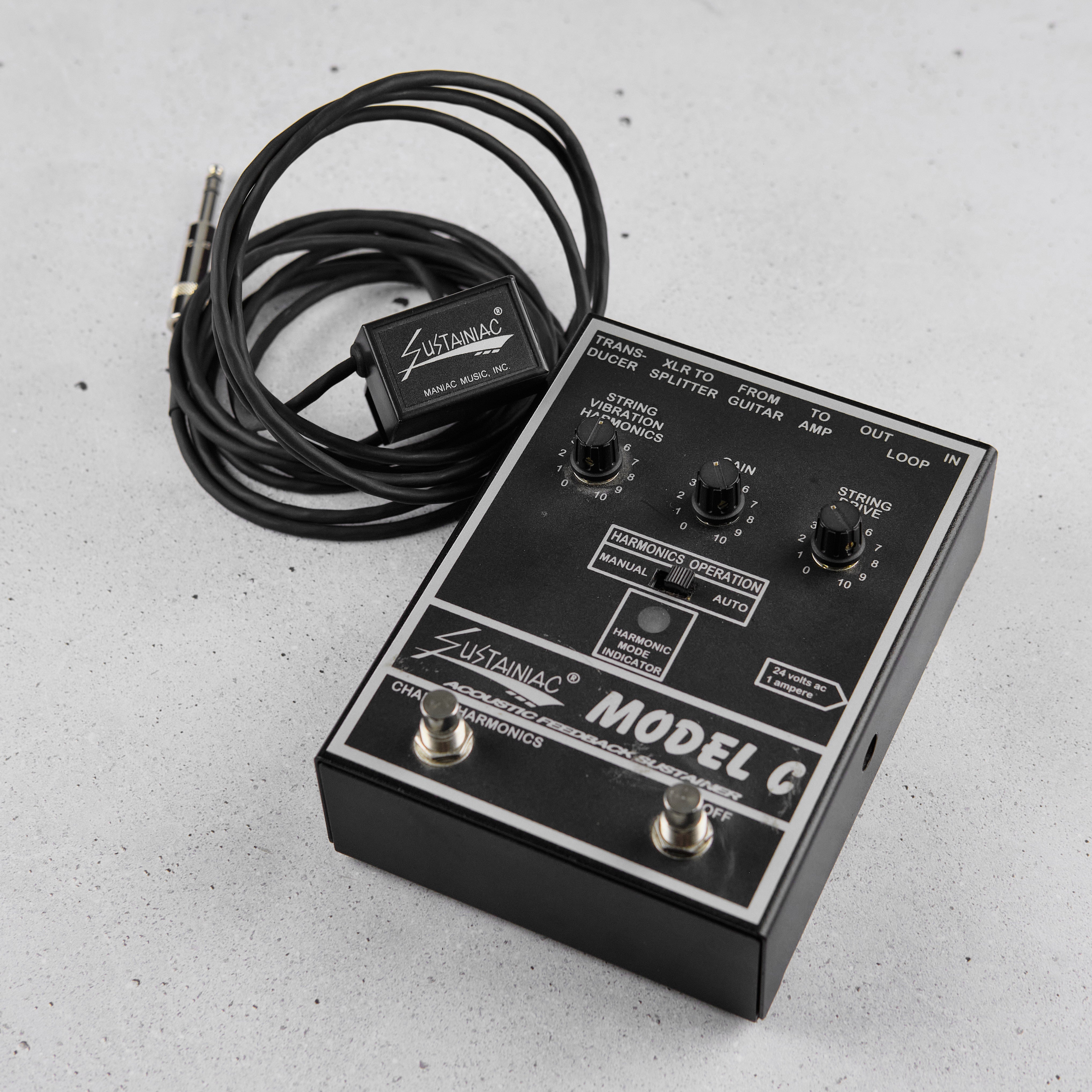 sustainiac pedal Sustainiac Model C Acoustic Feedback Sustainer (Second-Hand) – Replay Guitars