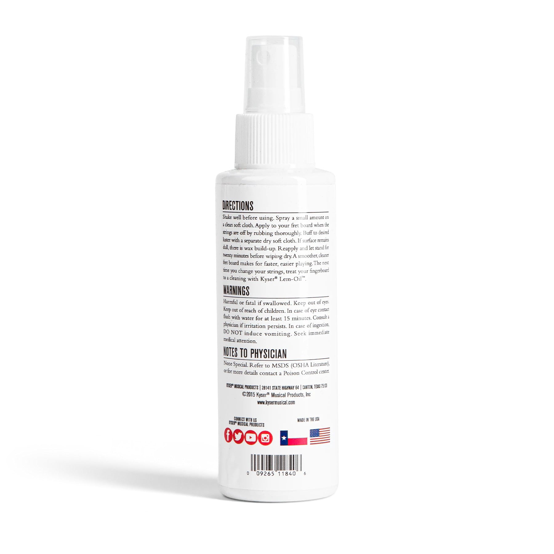 Kyser Lem-Oil Fretboard Conditioner