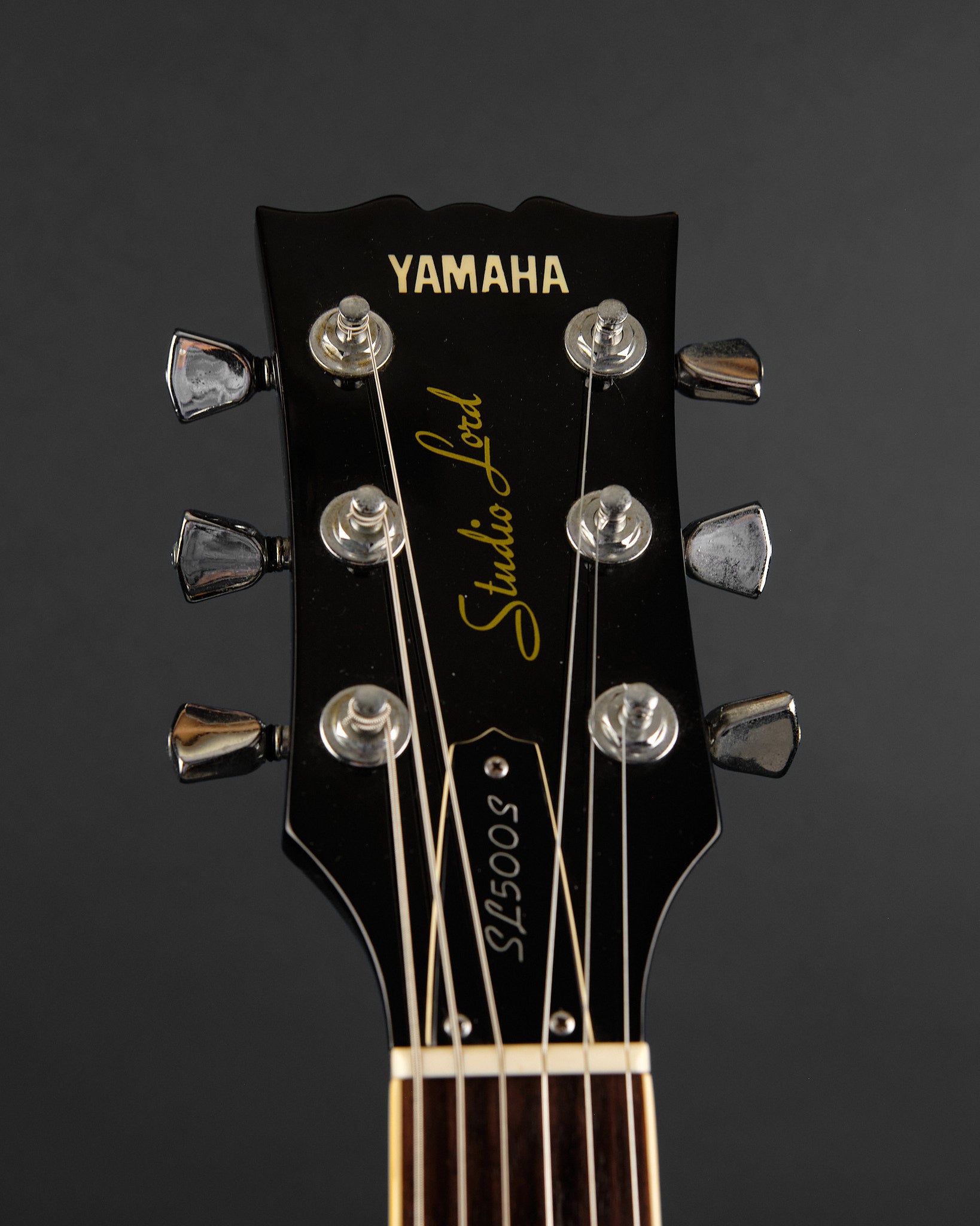 1978 Yamaha SL500S Studio Lord Sunburst - headstock front | Replay Guitars