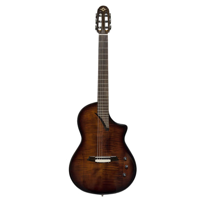 Katoh Hispania Thin Body Nylon Acoustic Electric Cognac Burst