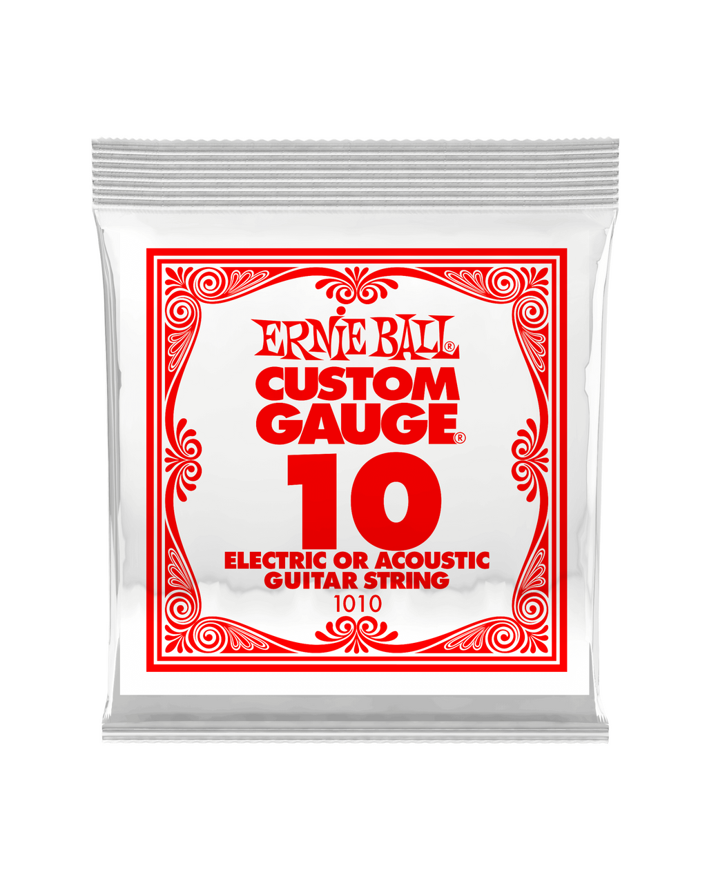 Ernie Ball Electric Guitar Single Strings - Plain Steel