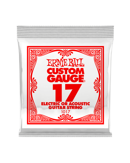 Ernie Ball Electric Guitar Single Strings - Plain Steel