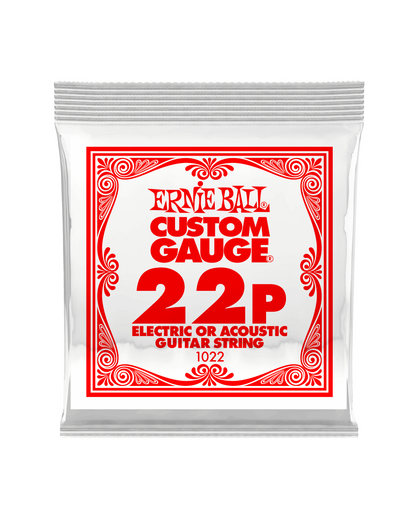 Ernie Ball Electric Guitar Single Strings - Plain Steel