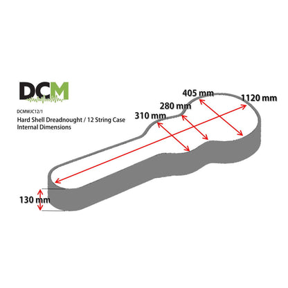 DCM WJC12 Dreadnought Hard Case