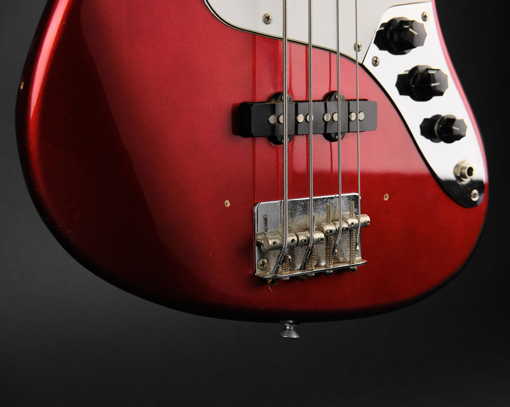 1986 Fender MIJ JB-406 Jazz Bass Candy Apple Red