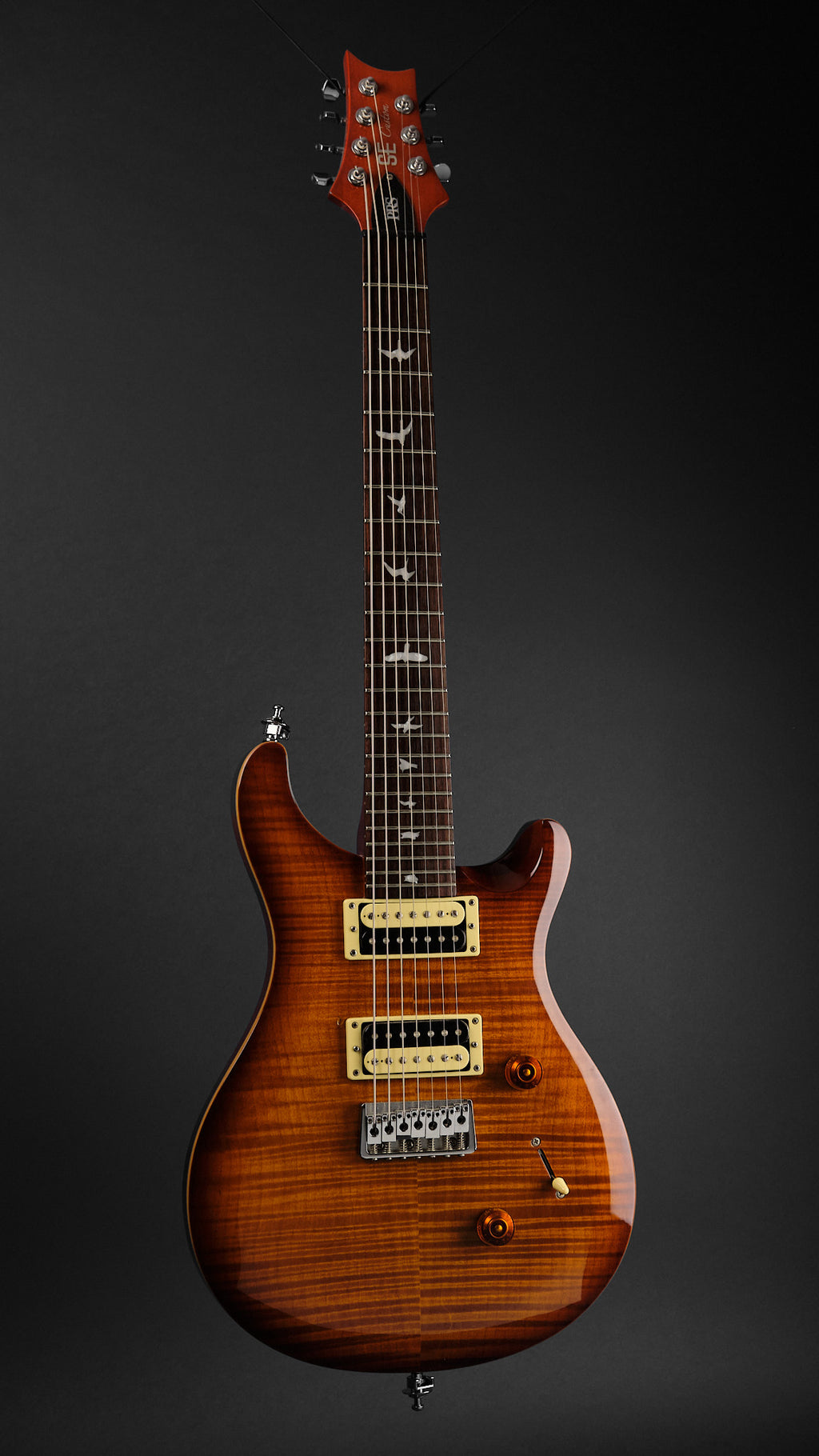 Prs Seven String PRS SE Custom 24 7-String Vintage Sunburst (Second-Hand) – Replay Guitars