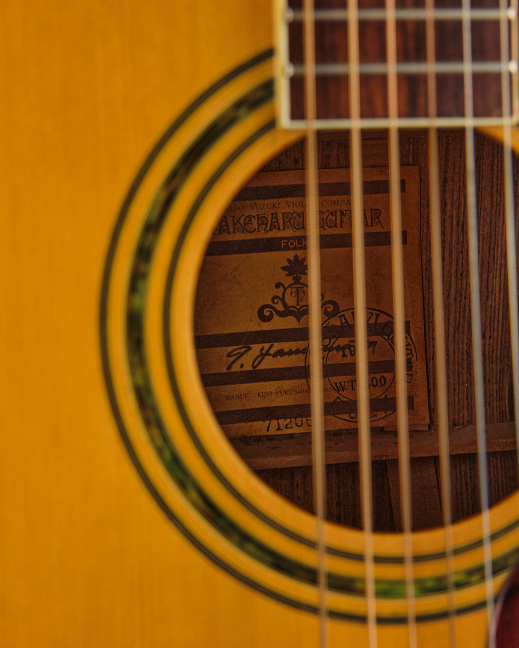 1977 Takeharu WT300 Dreadnought Natural