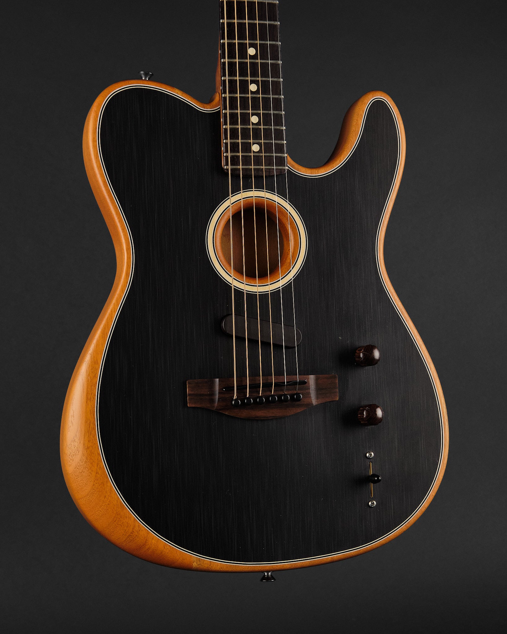 2022 Fender Acoustasonic Player Telecaster Brushed Black