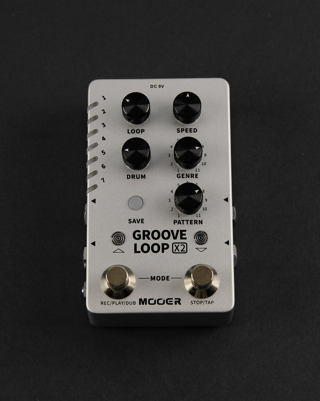 Mooer Groove Loop X2 Stereo Looper and Drum Machine (Second-Hand)