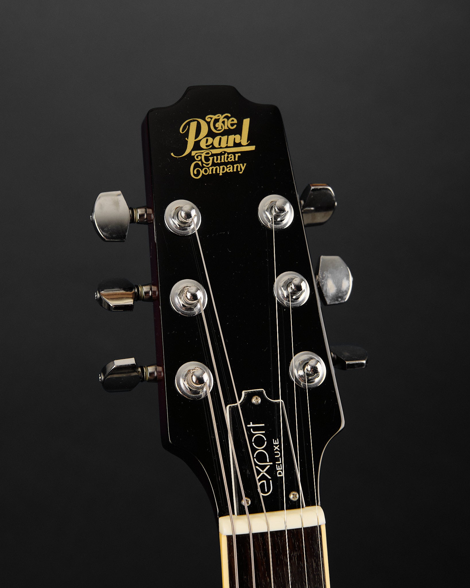 1980s Pearl Export Deluxe Transparent Red