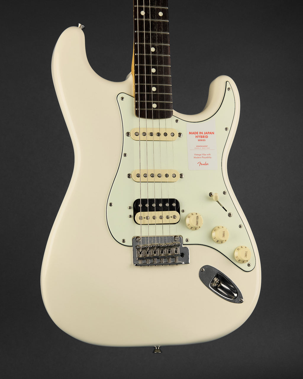 2020 Fender MIJ Hybrid '60s Stratocaster HSS Vintage White