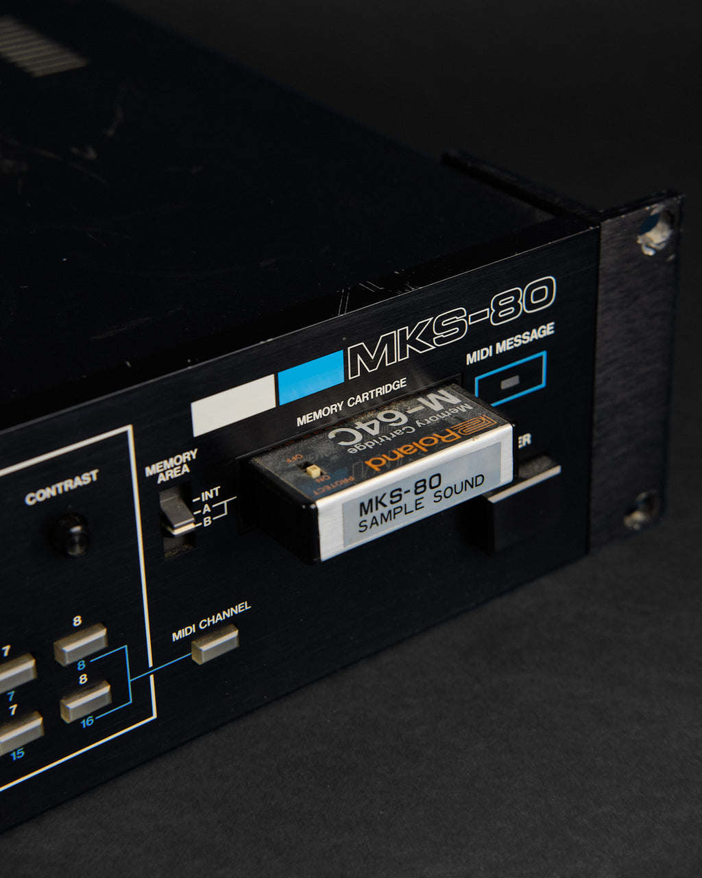 1984 Roland MKS-80 Super Jupiter Rack Mount Analog Synthesizer