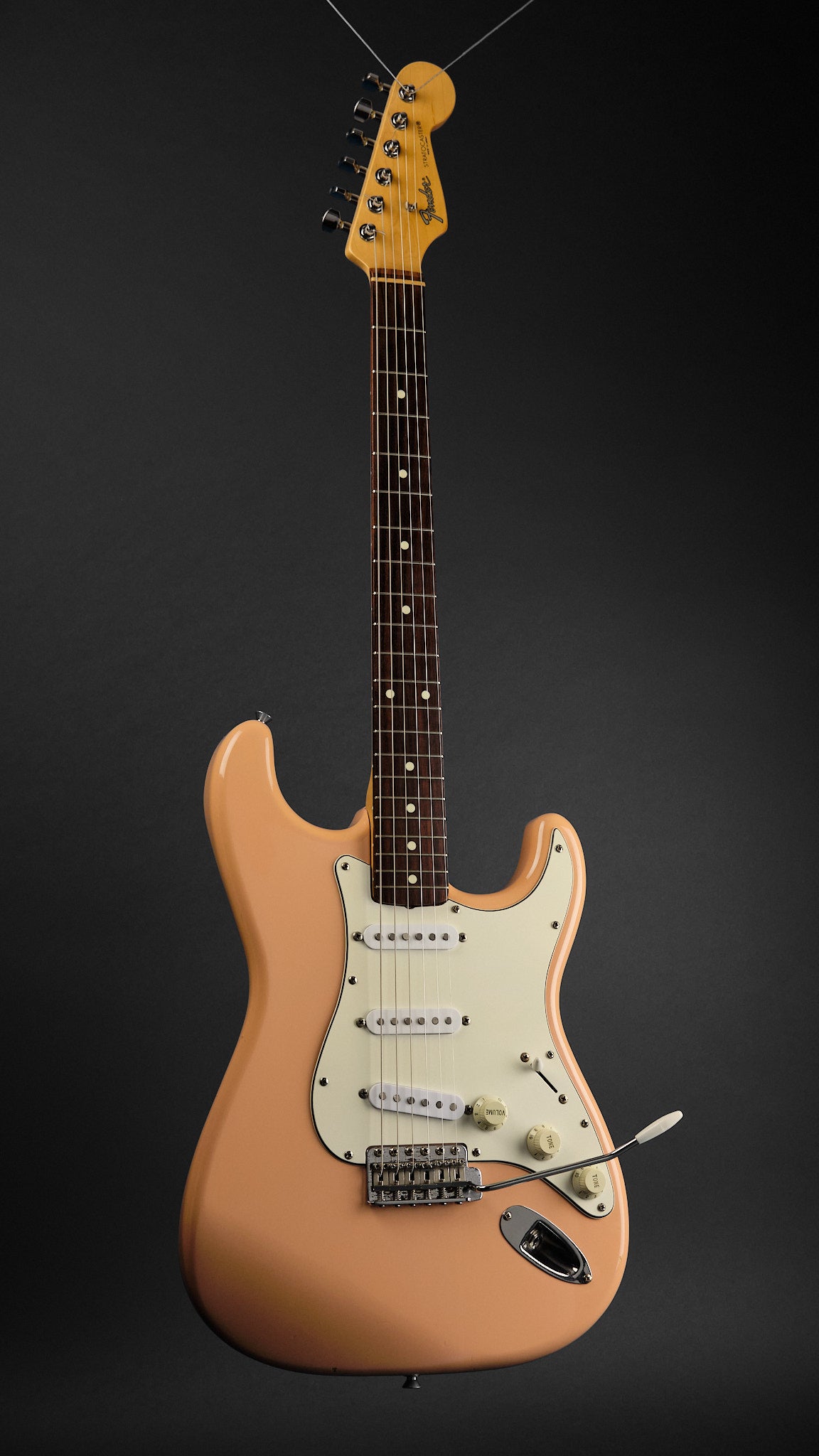 1990s Fender ST-38 Standard Stratocaster Salmon Pink