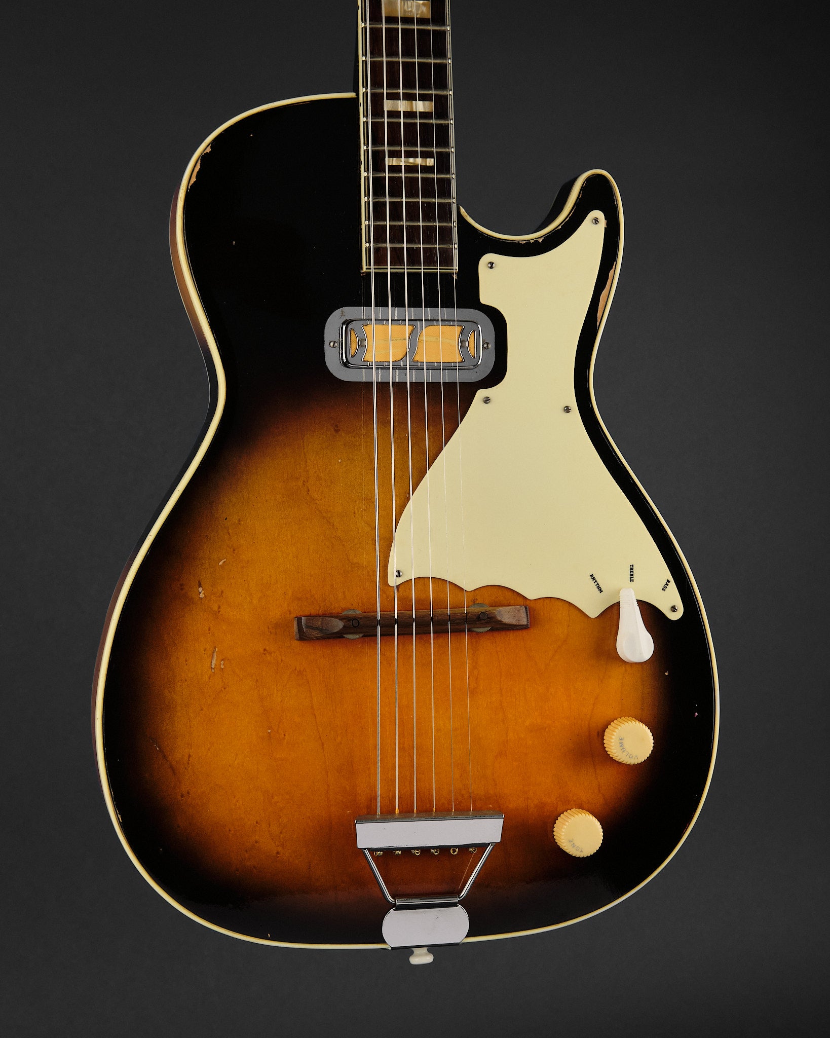 1960s Harmony H-47 Stratotone Mercury Sunburst