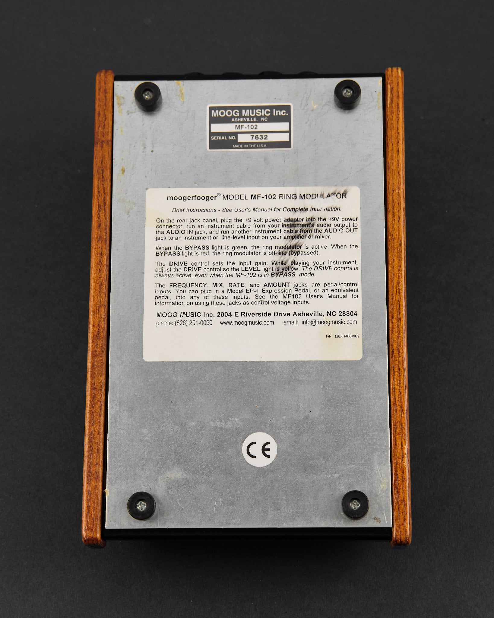 Moog MF-102 Moogerfooger Ring Modulator (Second-Hand)