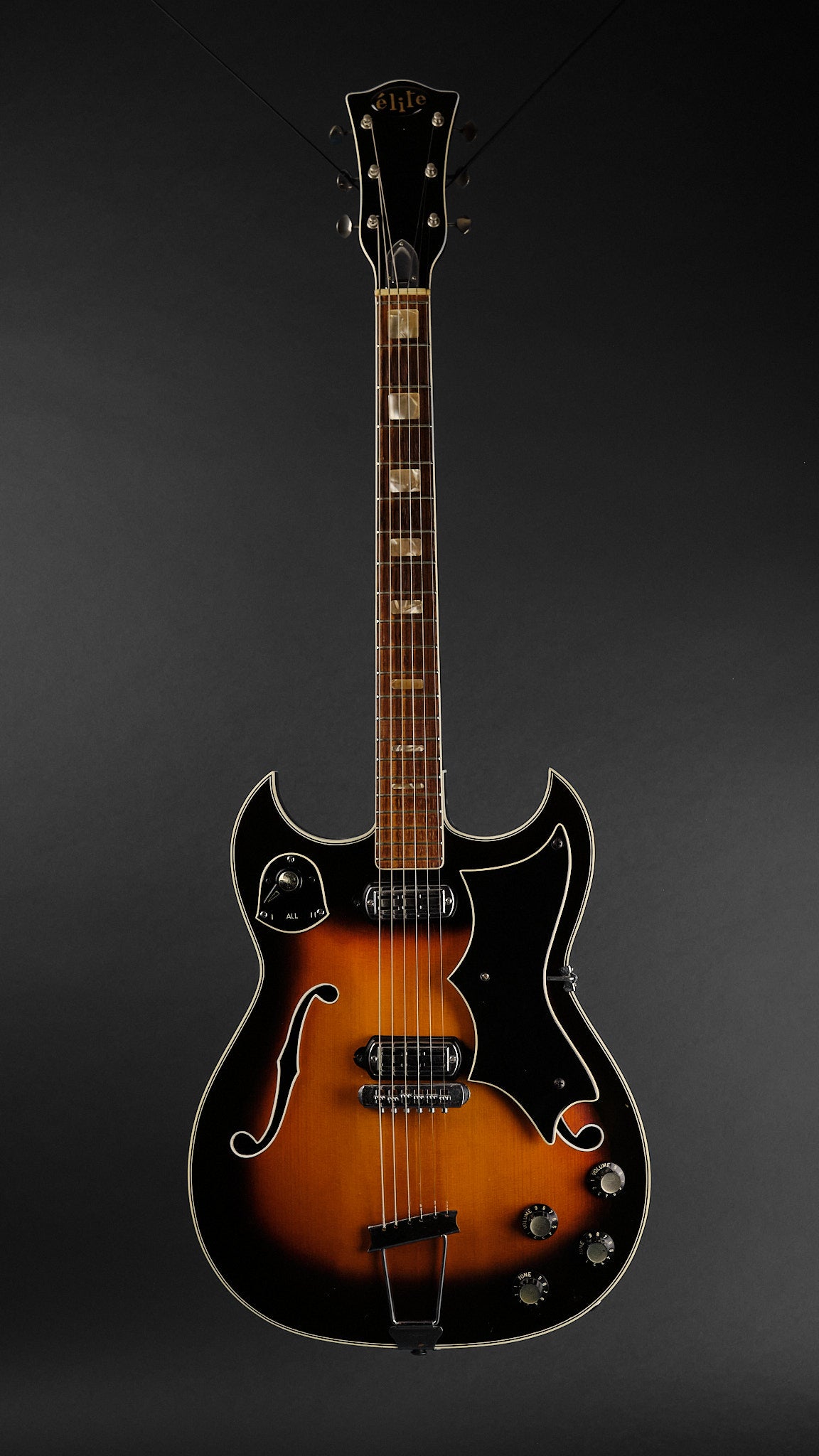 1960s Elite Crucianelli Florentine G-502V Sunburst