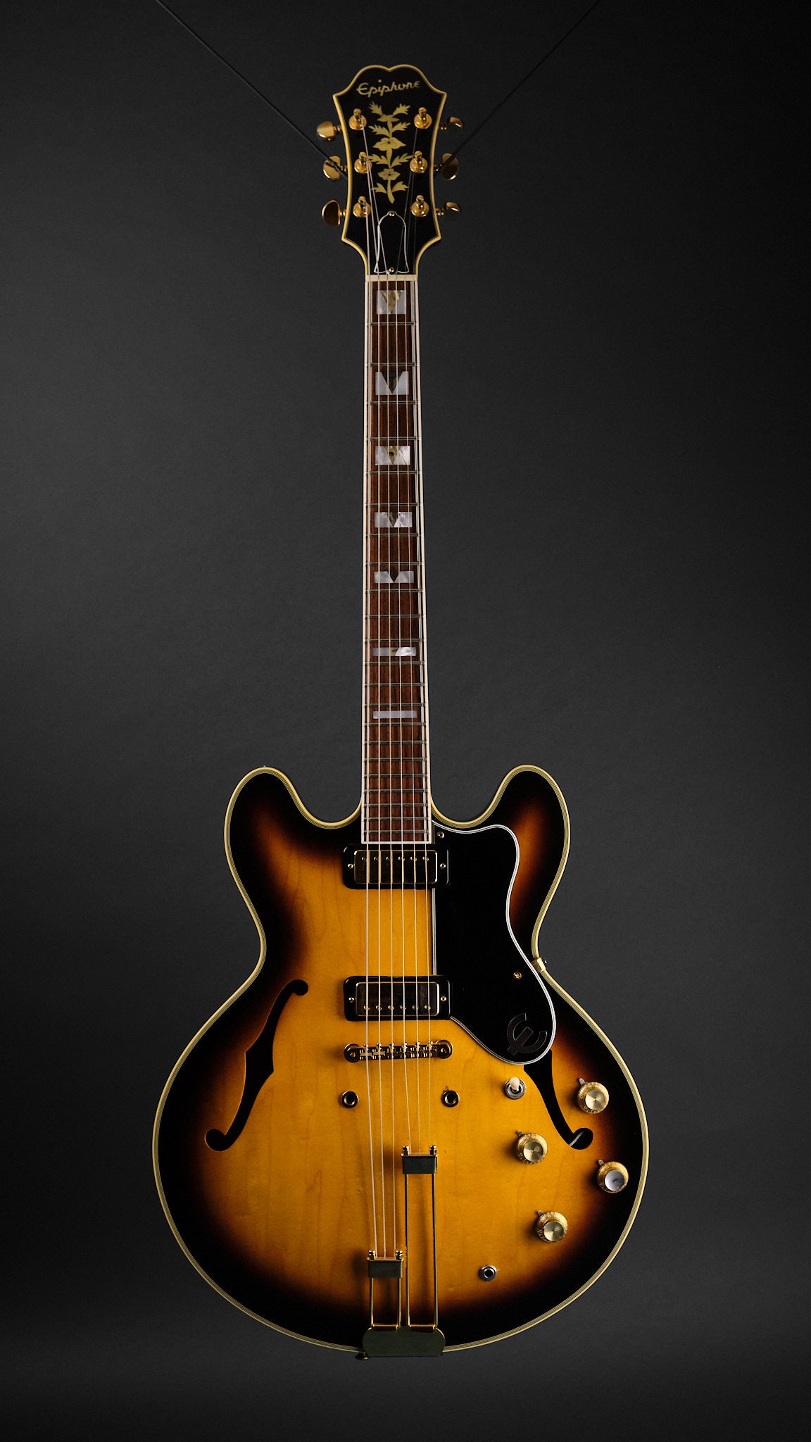 2000s Epiphone John Lee Hooker '64 Sheraton Sunburst