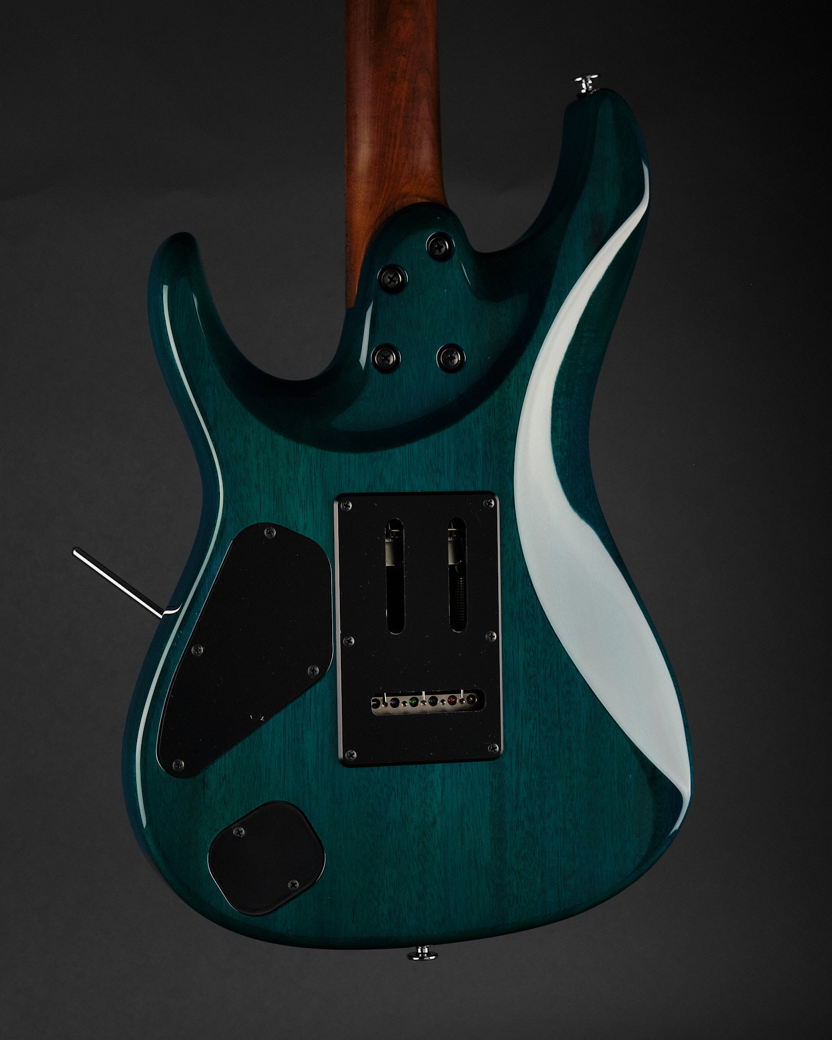 2022 Ibanez MM1 Prestige Martin Miller Signature Transparent Aqua Blue