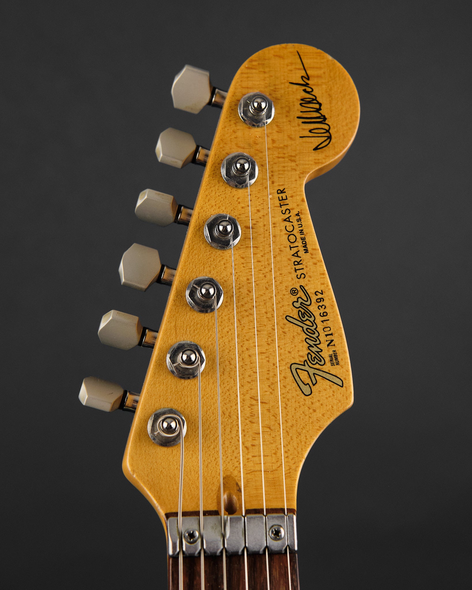 1991 Fender USA Jeff Beck Artist Series Stratocaster Vintage White