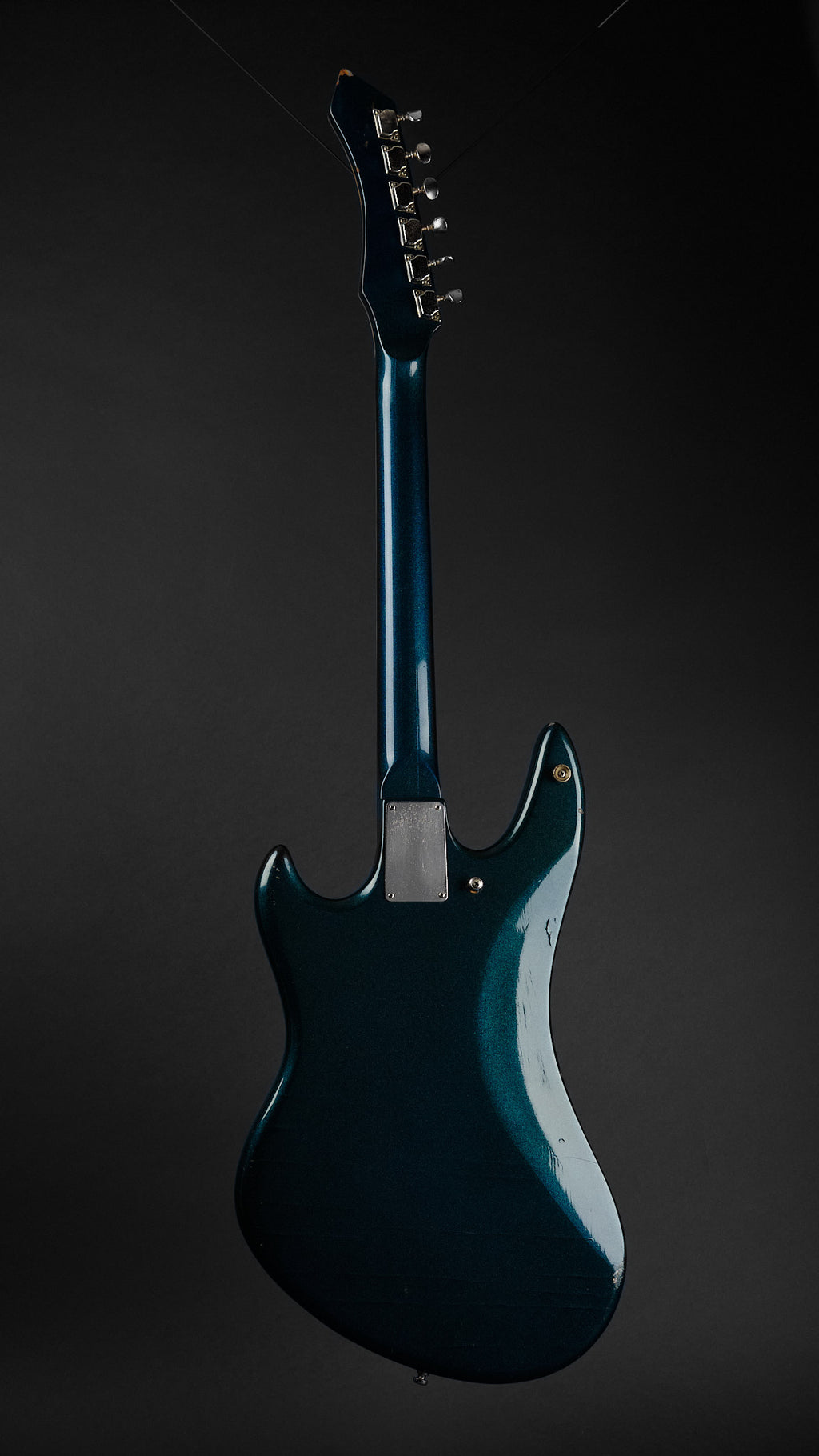 1960s Guyatone LG-350 Sharp 5 Metallic Blue