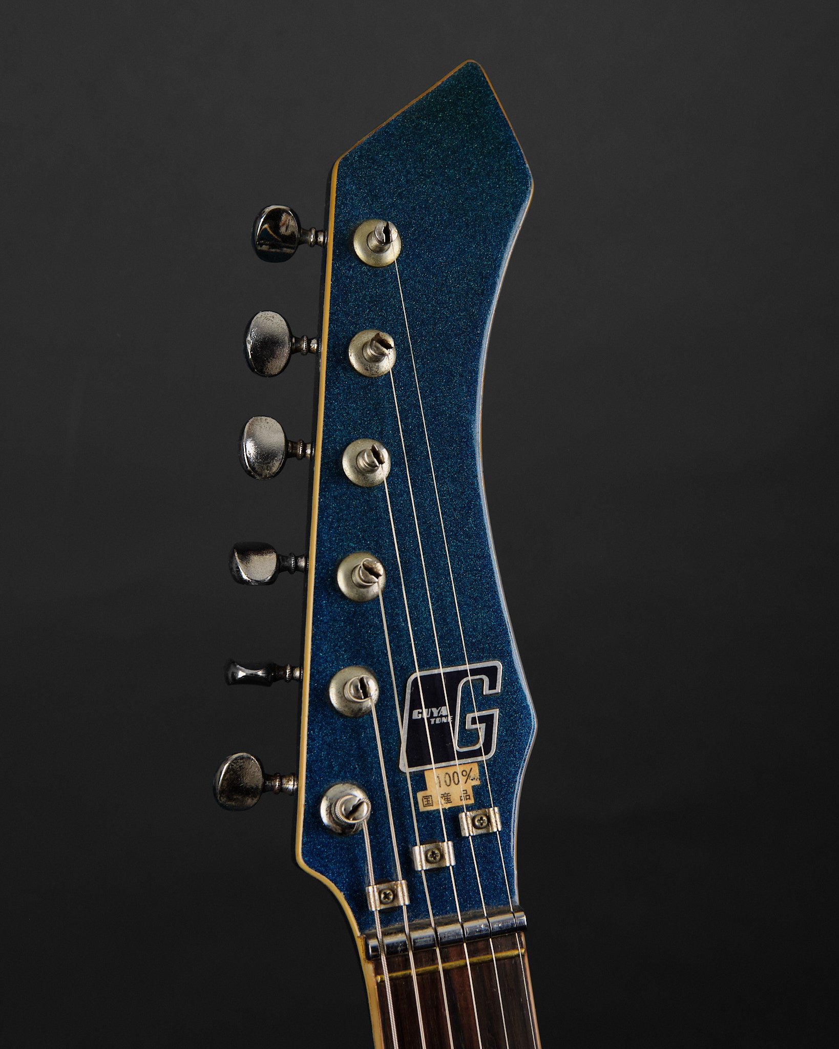 1960s Guyatone LG-350 Sharp 5 Metallic Blue