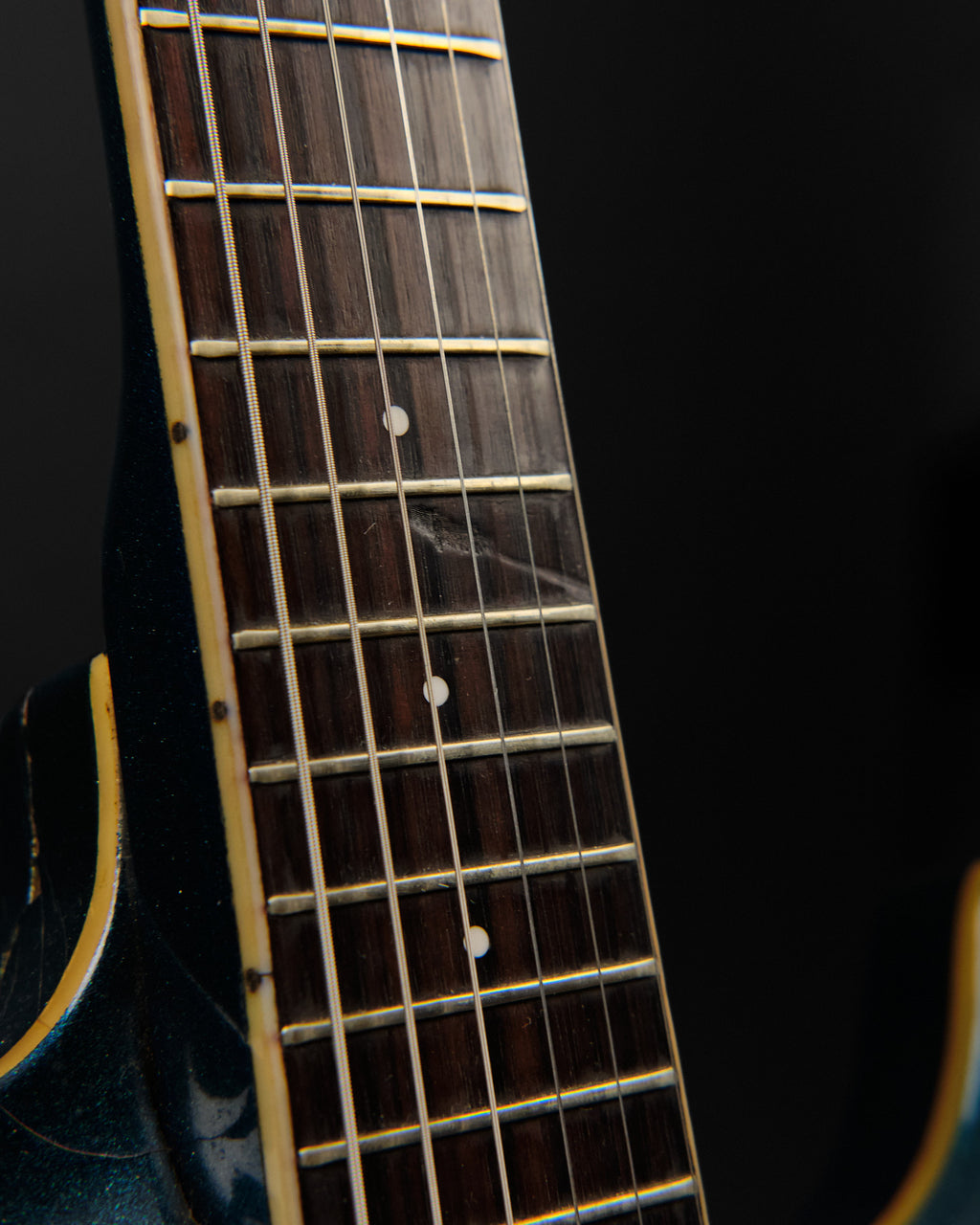 1960s Guyatone LG-350 Sharp 5 Metallic Blue