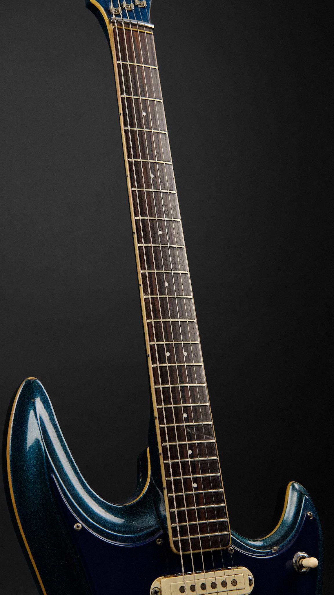 1960s Guyatone LG-350 Sharp 5 Metallic Blue