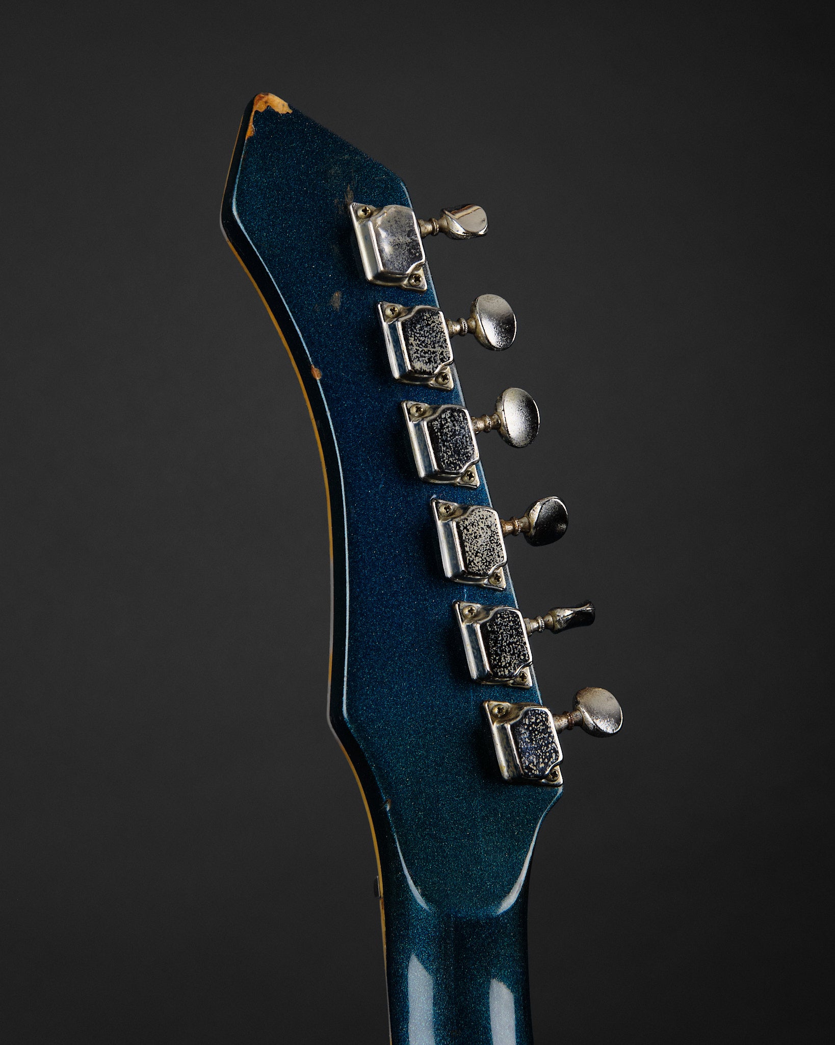 1960s Guyatone LG-350 Sharp 5 Metallic Blue