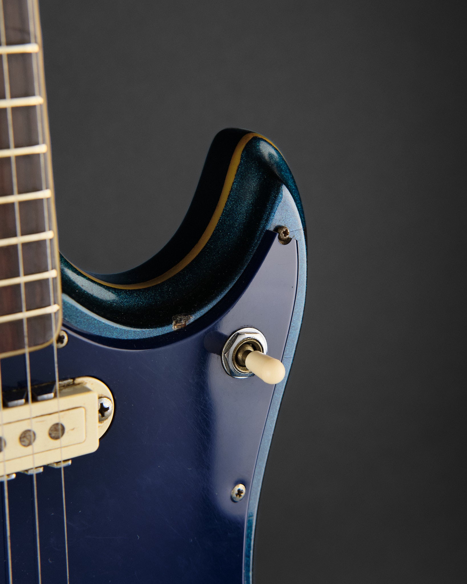 1960s Guyatone LG-350 Sharp 5 Metallic Blue