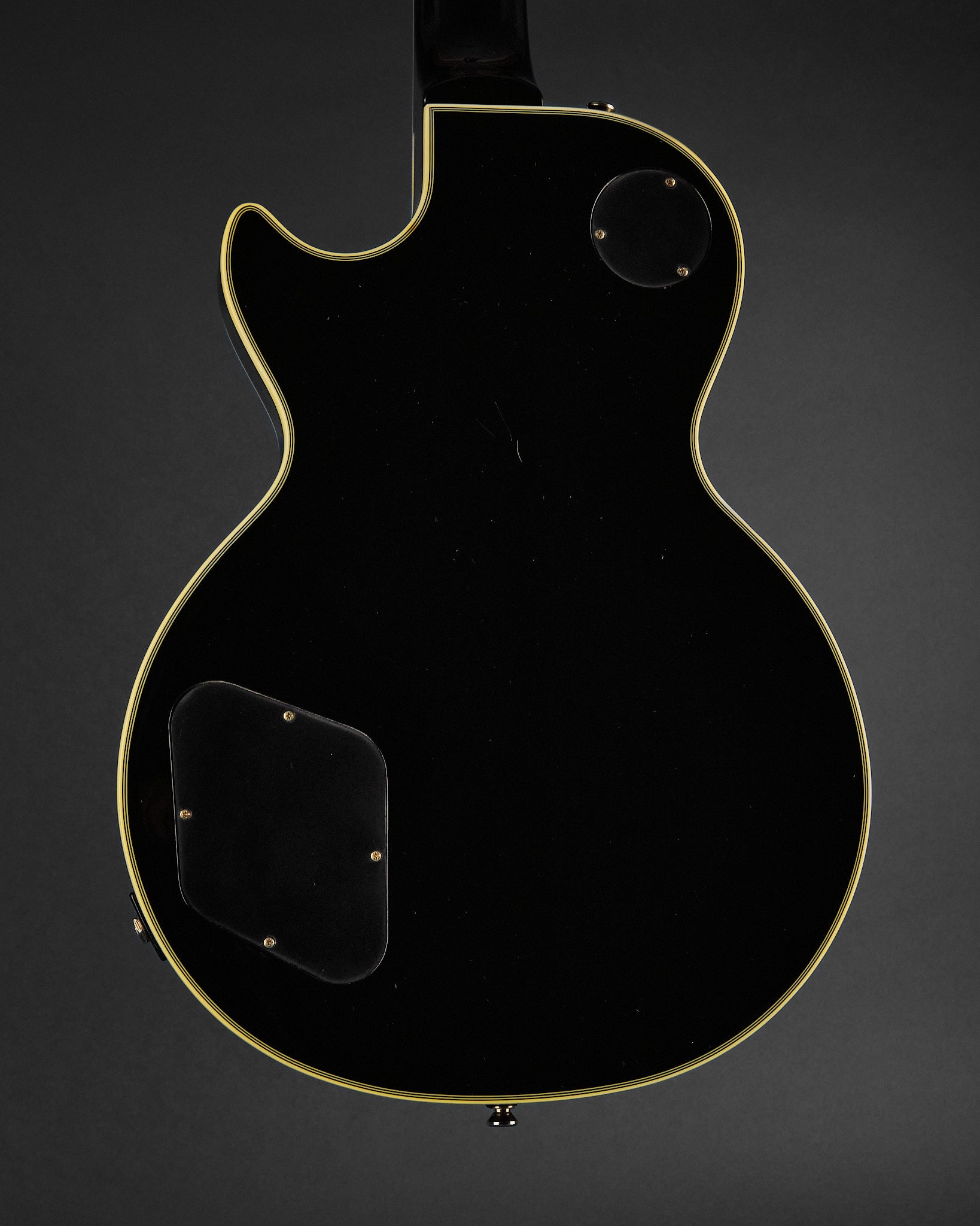 2012 Epiphone Les Paul Custom Blackback Antique Ivory