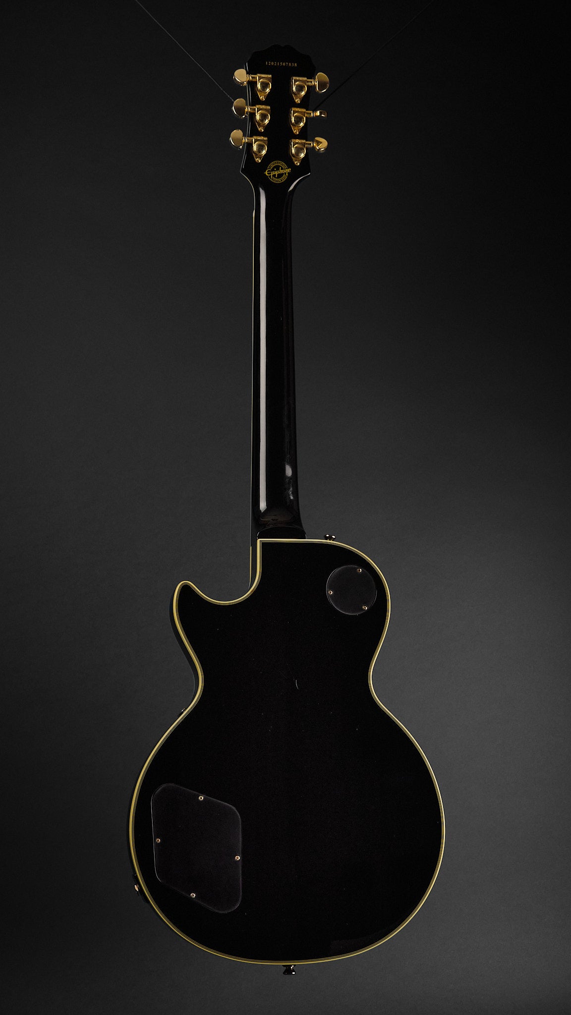 2012 Epiphone Les Paul Custom Blackback Antique Ivory