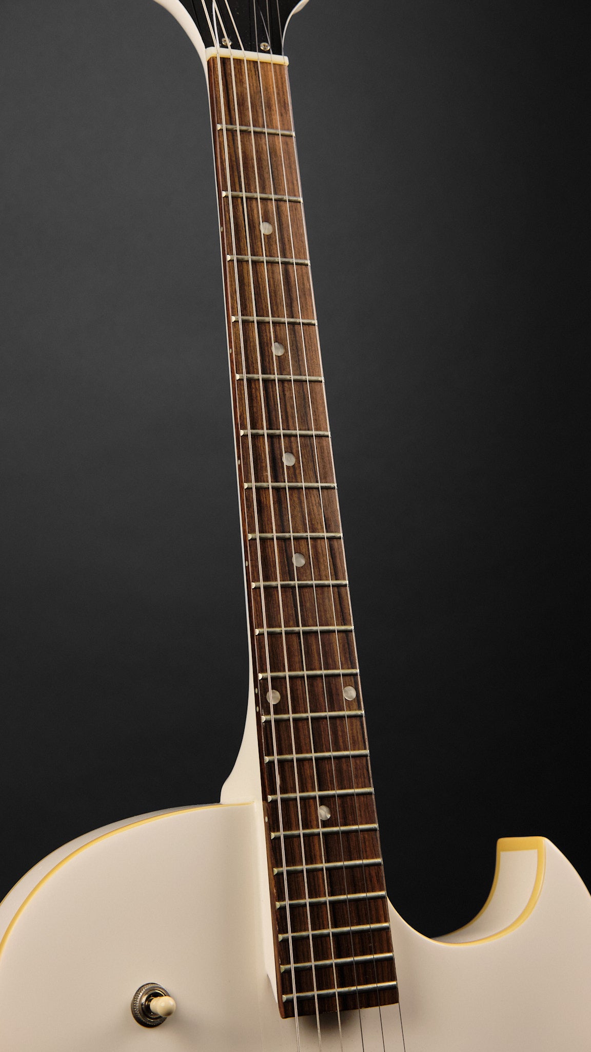 2019 Epiphone George Thorogood Signature White Fang ED-125 TDC Bone White