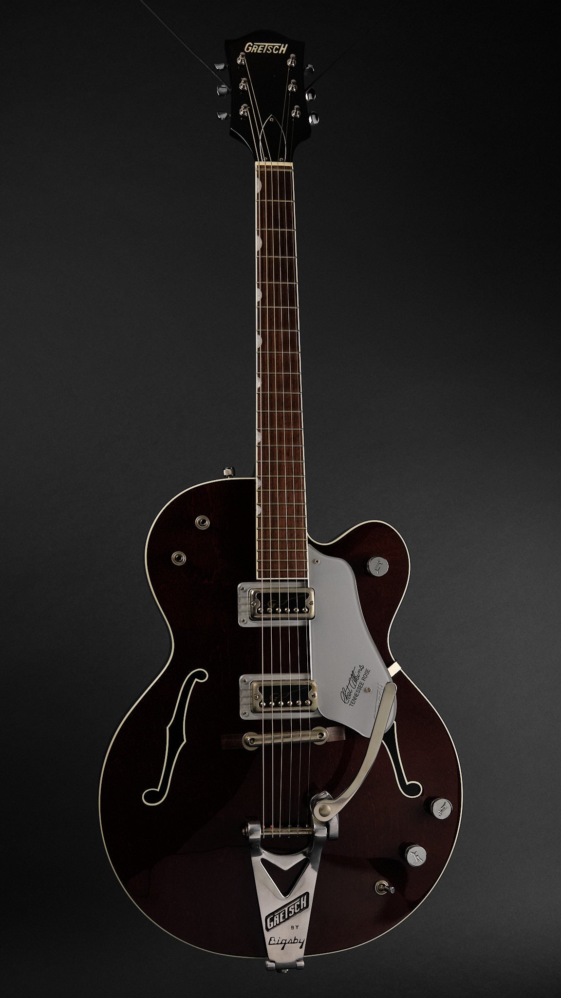 2006 Gretsch G6119-1962 HT Chet Atkins Tennessee Rose Burgundy Stain