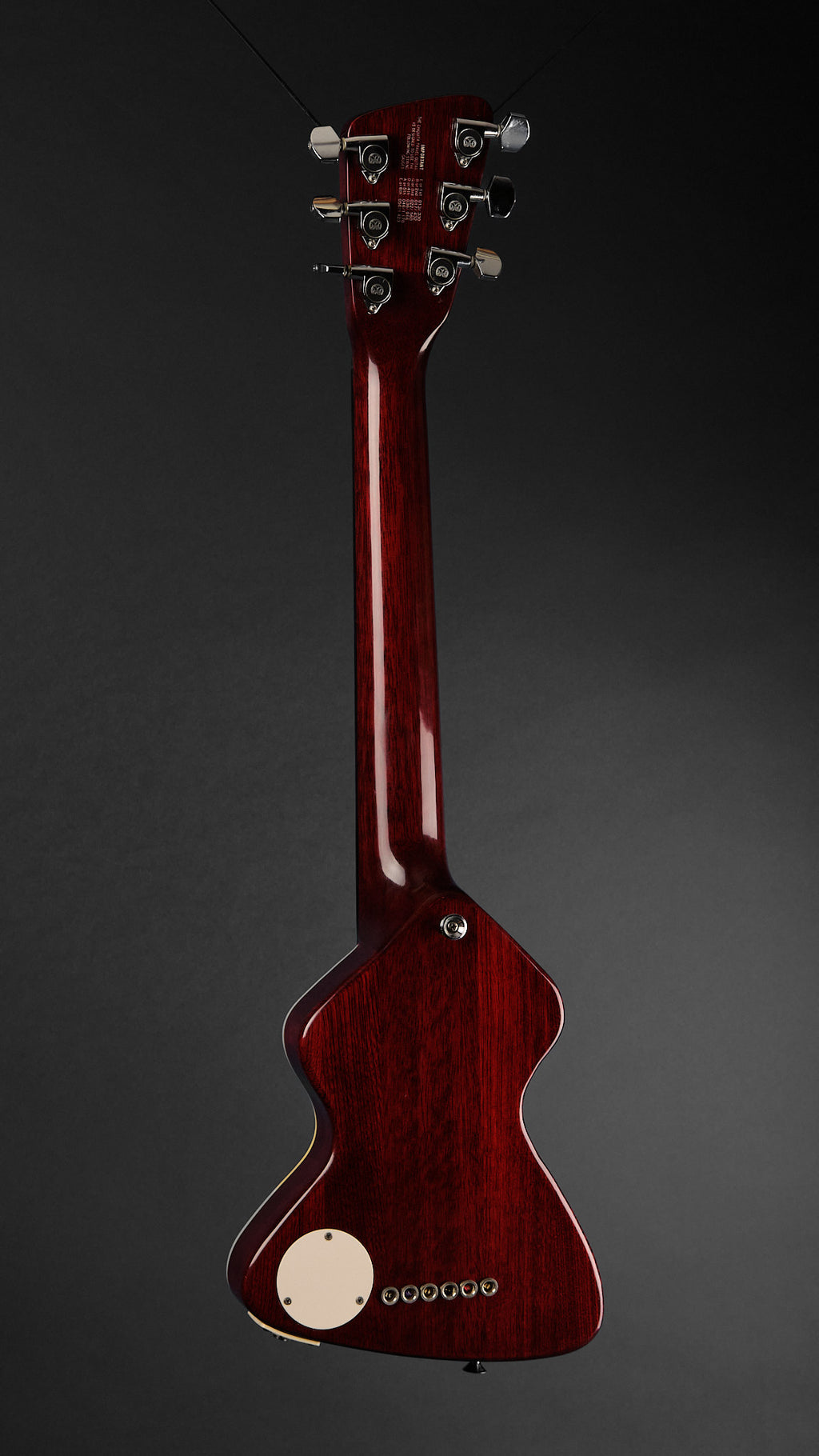 1980s Hondo Chiquita Travel Guitar Red