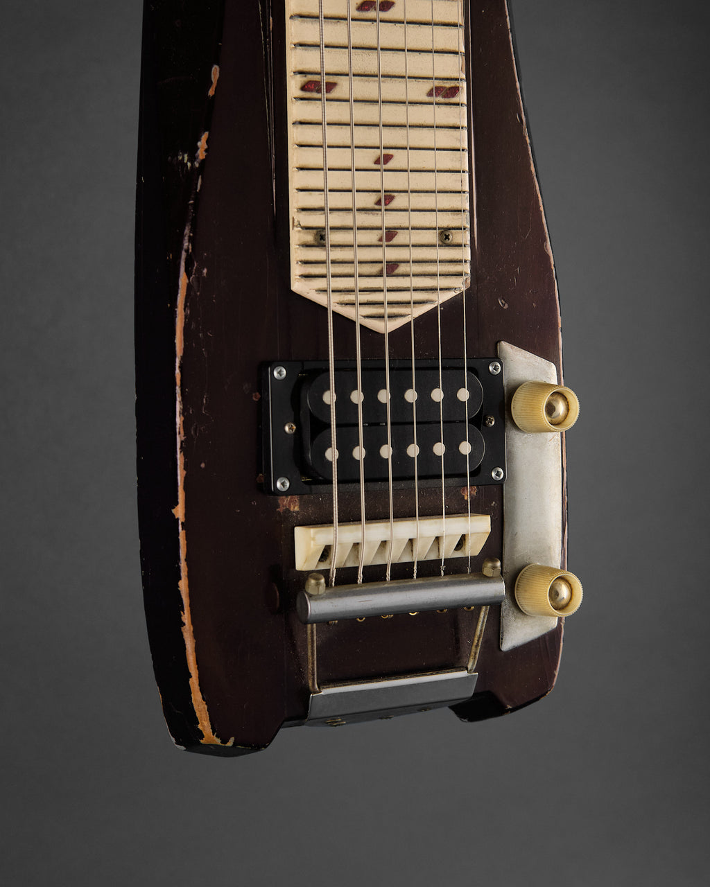 1960s Teisco Model P Lap Steel Red