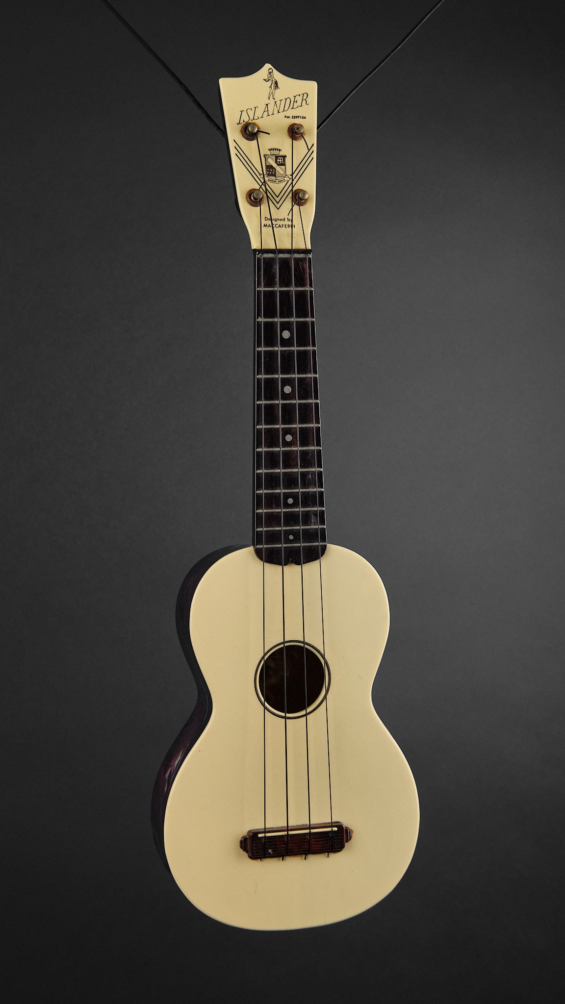 1950s Islander Soprano Ukulele White