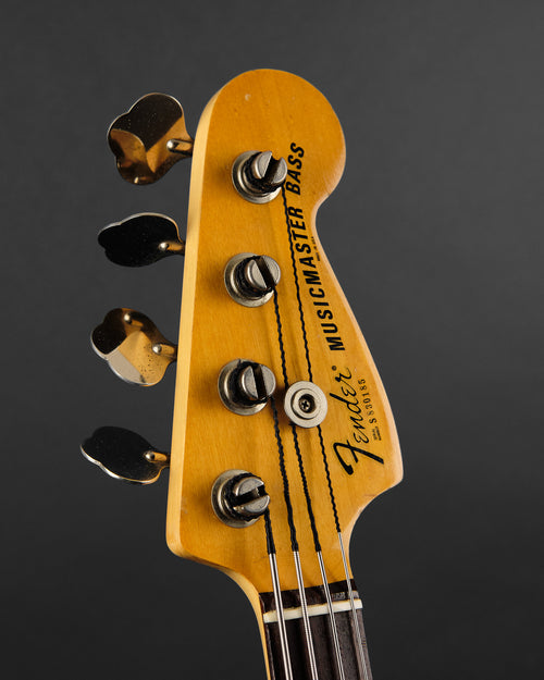 1979 Fender Musicmaster Bass White Refin