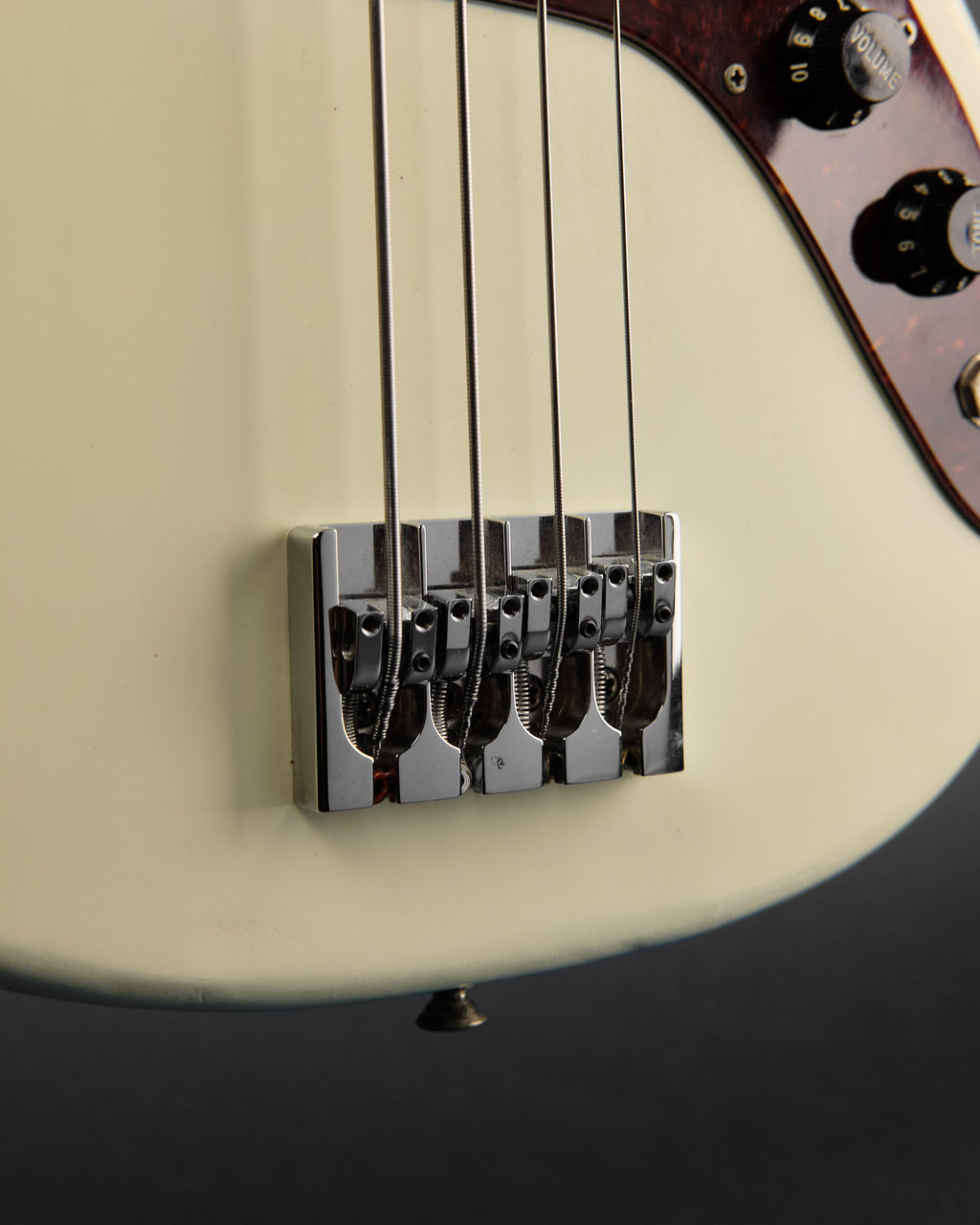 1979 Fender Musicmaster Bass White Refin