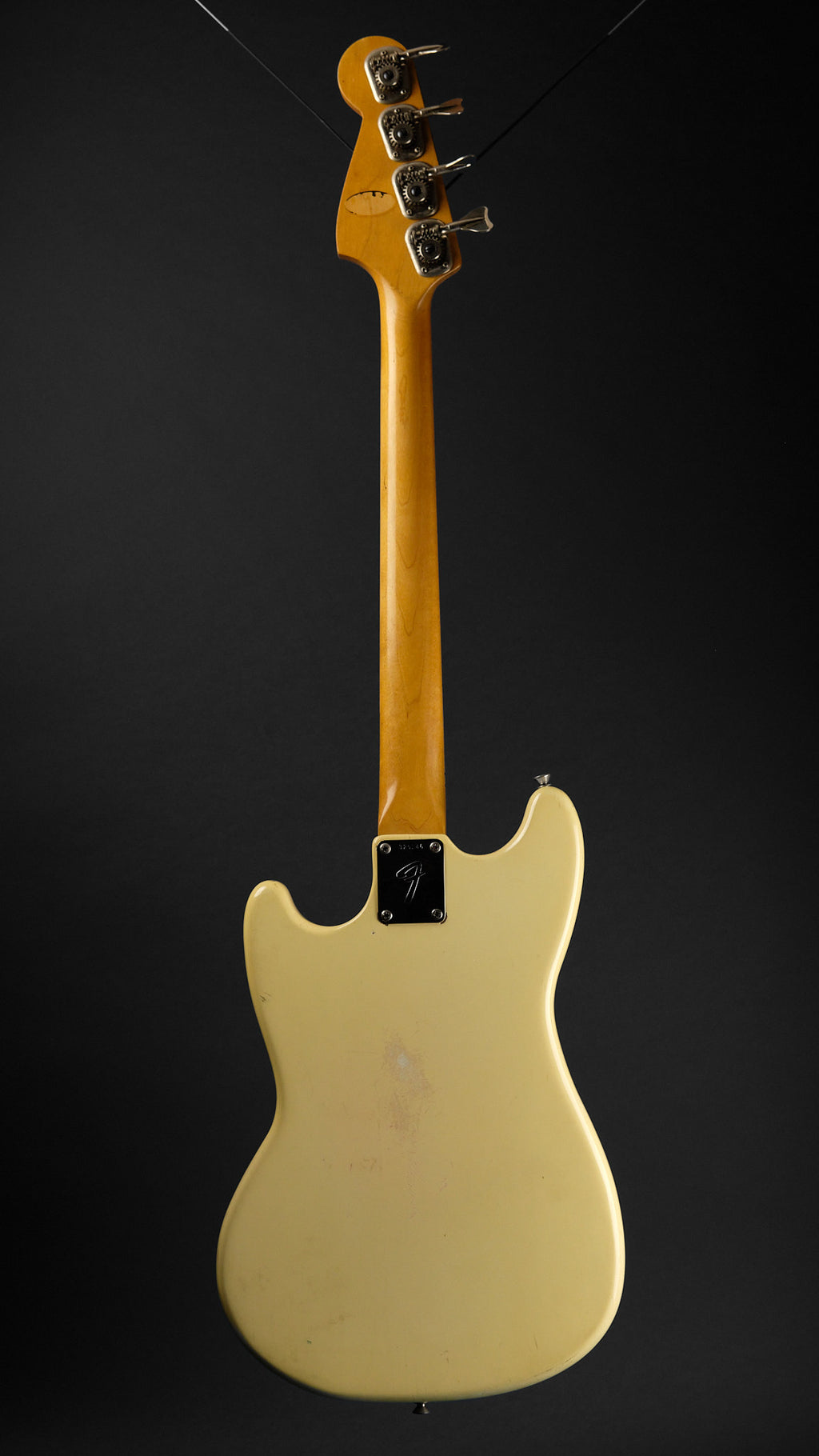 1971 Fender Musicmaster Bass Olympic White