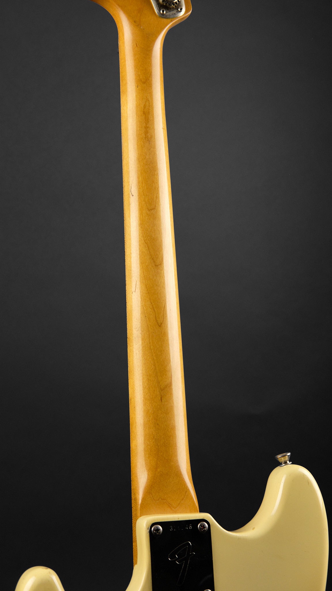 1971 Fender Musicmaster Bass Olympic White