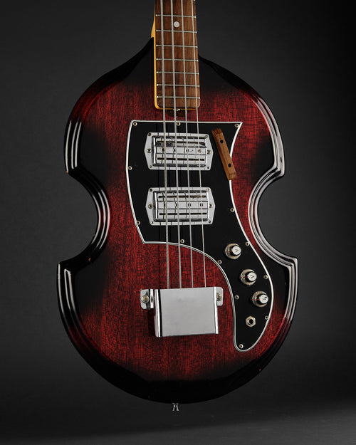 1960s Barclay/Ibanez 482 Red Sunburst - body front | Replay Guitars