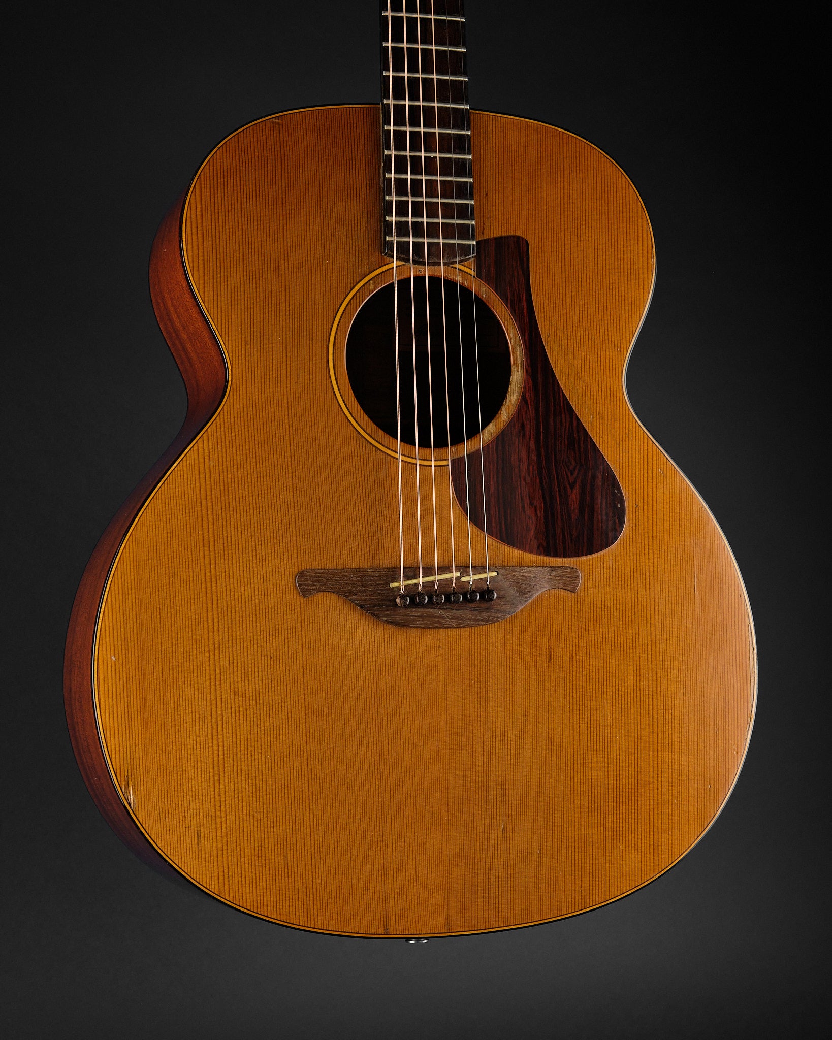 1980s Lowden S5 Natural - body front | Replay Guitars