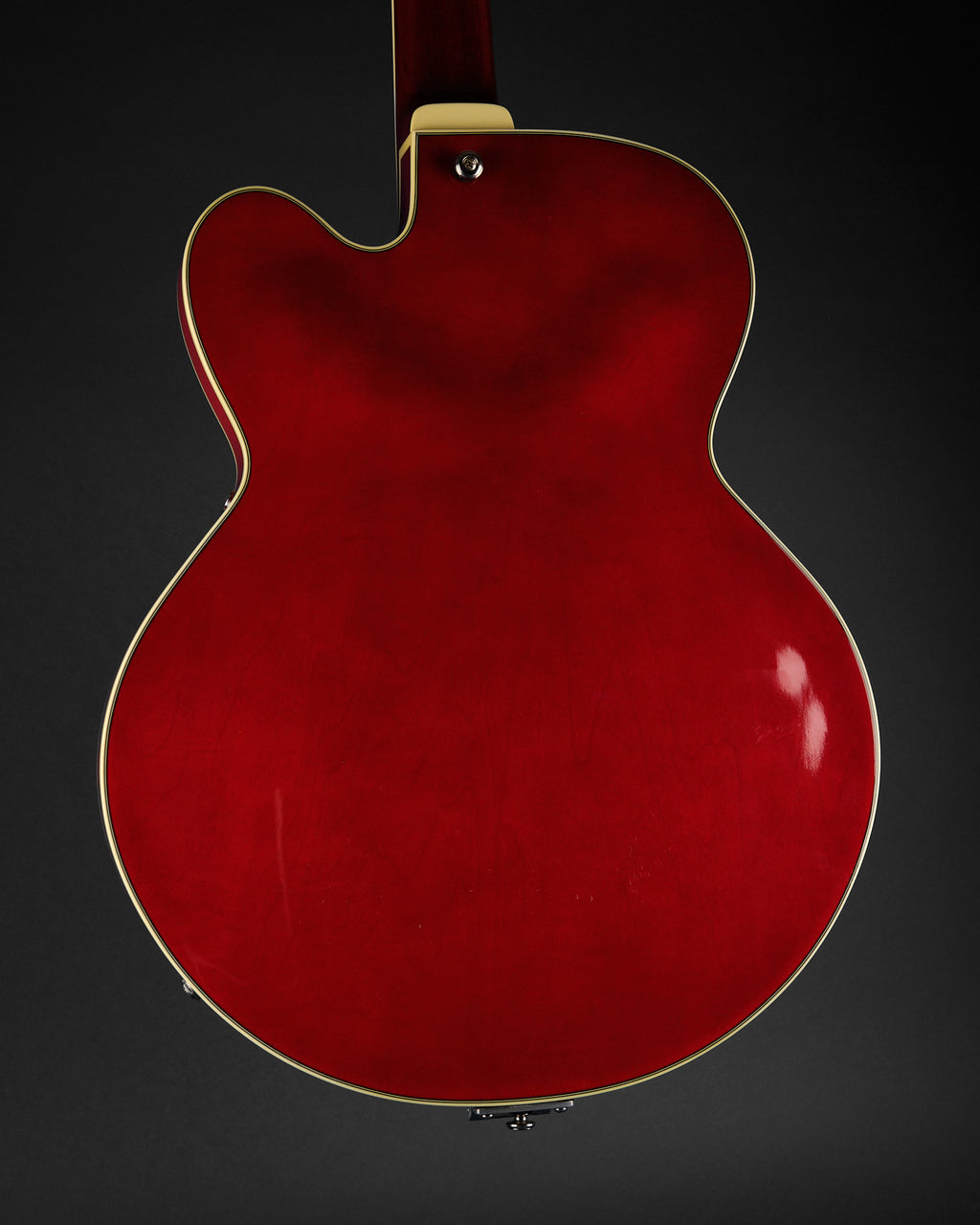 2003 Ibanez Artcore AFS-75T Transparent Cherry Red - body back | Replay Guitars