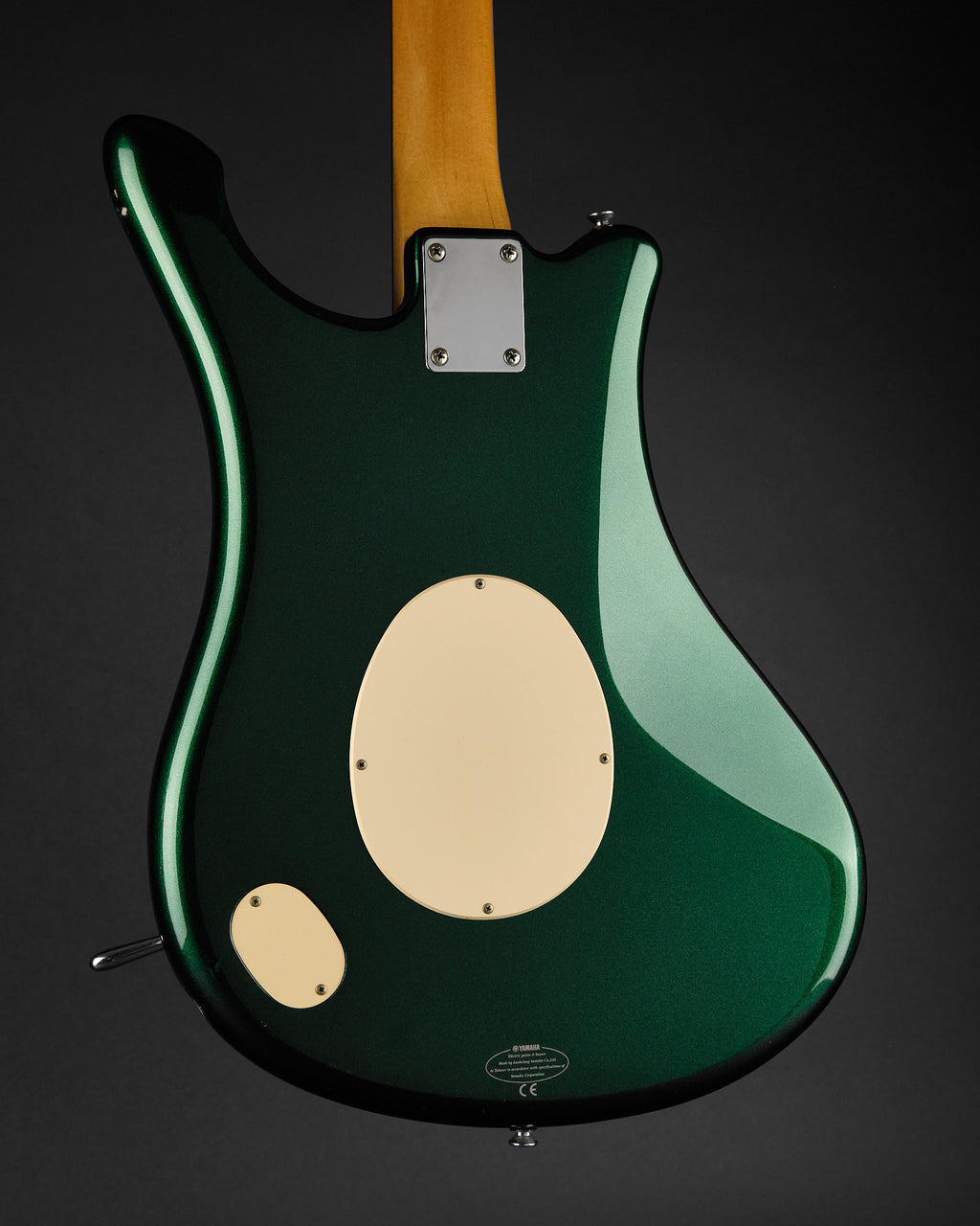 2000 Yamaha SGV-300 Flying Samurai Metallic Green - body back | Replay Guitars