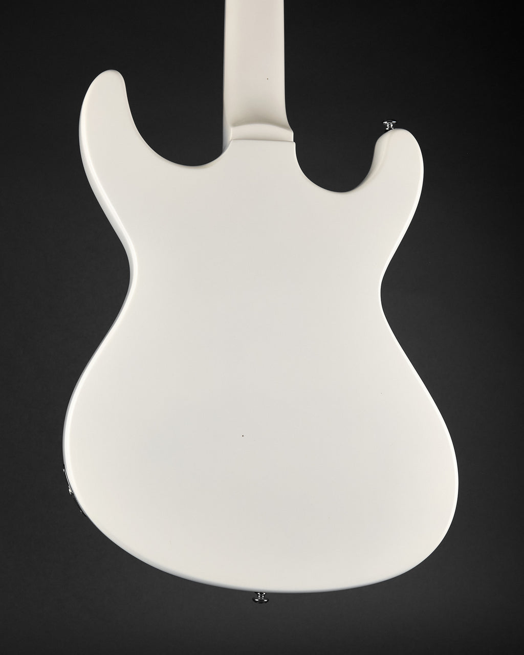 Eastwood Sidejack Baritone STD White on White (Second-Hand) - body back | Replay Guitars