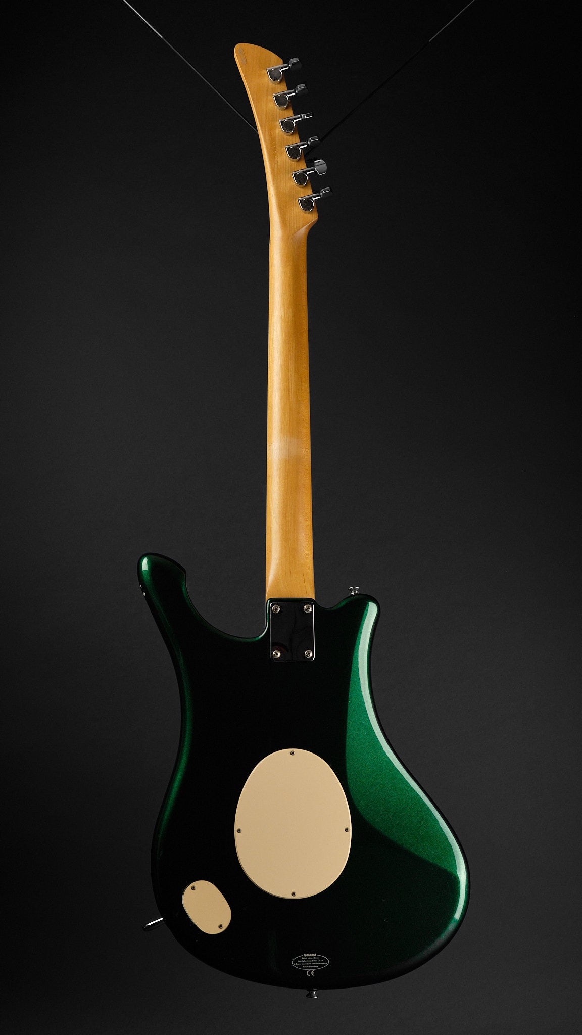 2000 Yamaha SGV-300 Flying Samurai Metallic Green - full back | Replay Guitars